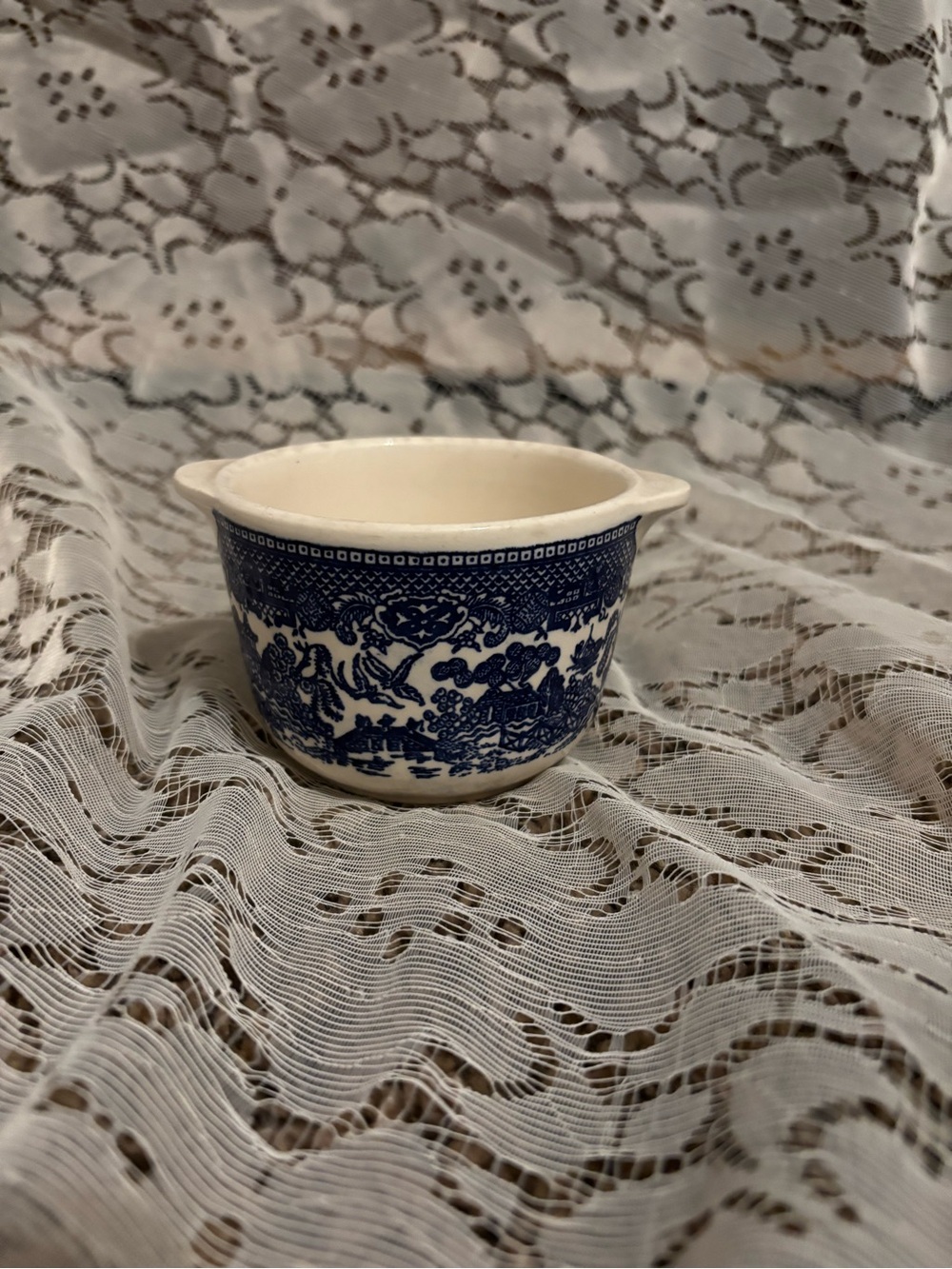 Blue and White Porcelain Serving Bowl - Classic Home Art
